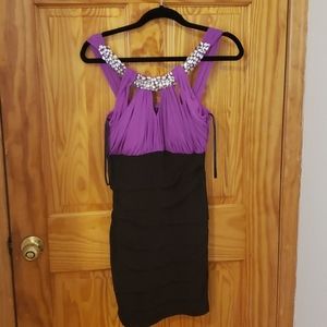 Purple party dress
